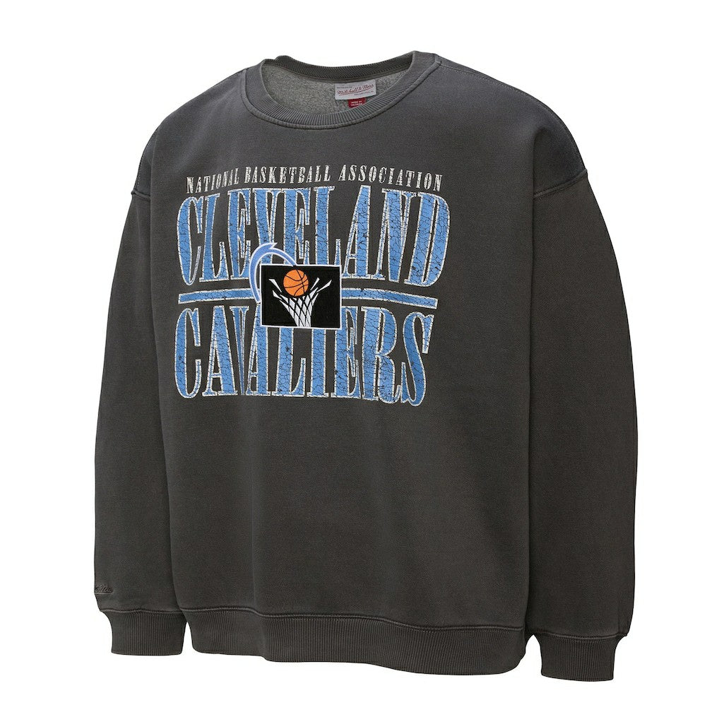 Cleveland Cavaliers NBA Downtown Collection Fleece Sweatshirt for sale Black | Mitchell & Ness Lifestyle