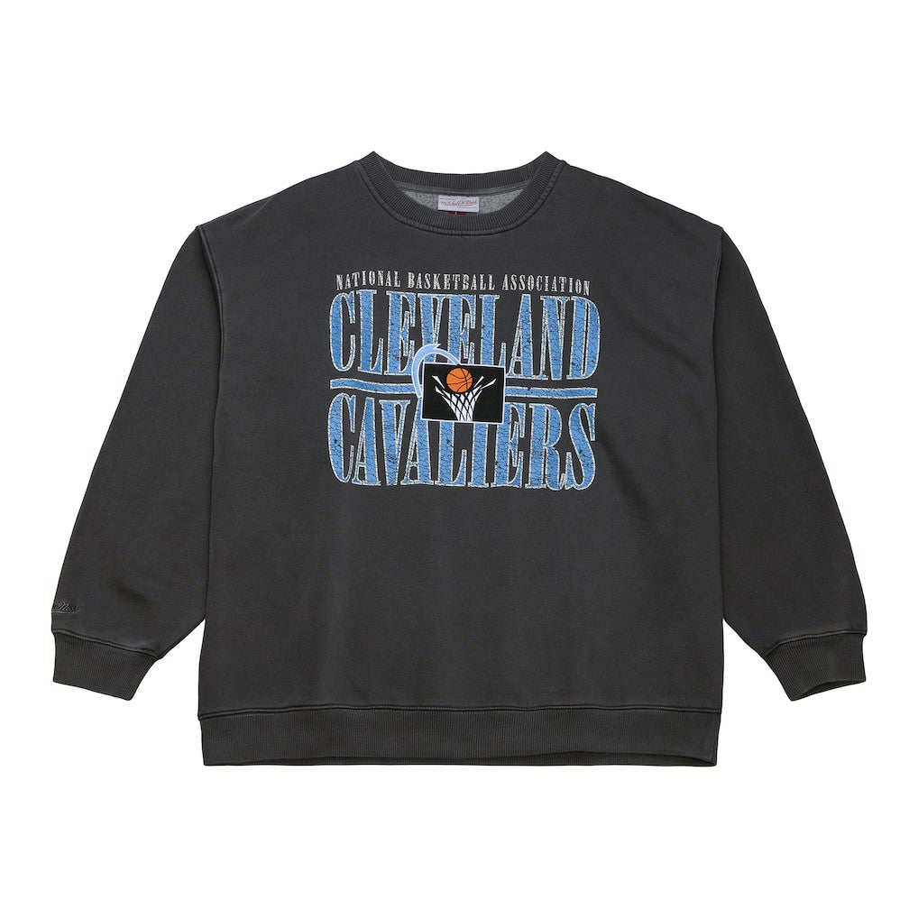 Cleveland Cavaliers NBA Downtown Collection Fleece Sweatshirt for sale Black | Mitchell & Ness Lifestyle