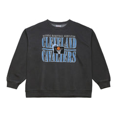 Cleveland Cavaliers NBA Downtown Collection Fleece Sweatshirt for sale Black | Mitchell & Ness Lifestyle