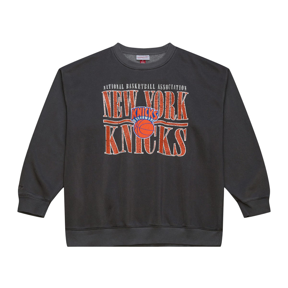 New York Knicks NBA Downtown Collection Fleece Sweatshirt Black | Mitchell & Ness Near Me