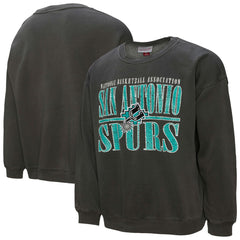 San Antonio Spurs NBA Downtown Collection Fleece Sweatshirt Black | Mitchell & Ness discount