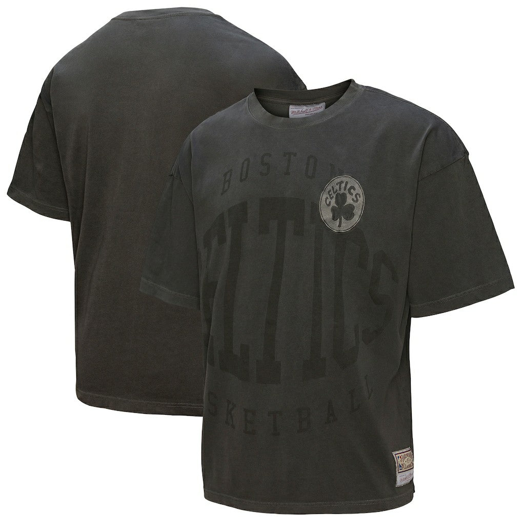 Boston Celtics Downtown Collection Premium T-Shirt Black | Mitchell & Ness Near Me