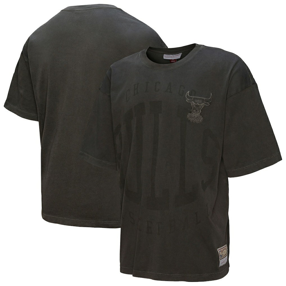 Chicago Bulls Downtown Collection Premium T-Shirt Black | Mitchell & Ness outlet