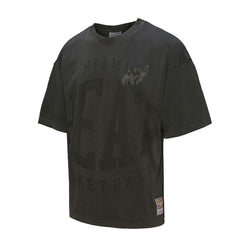 Miami Heat Downtown Collection Premium T-Shirt Black | Mitchell & Ness Lifestyle