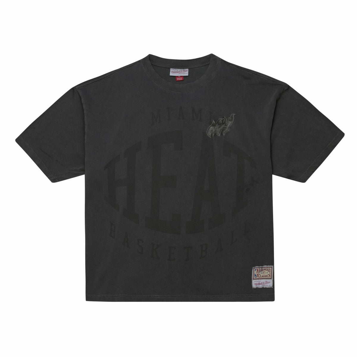 Miami Heat Downtown Collection Premium T-Shirt Black | Mitchell & Ness Lifestyle