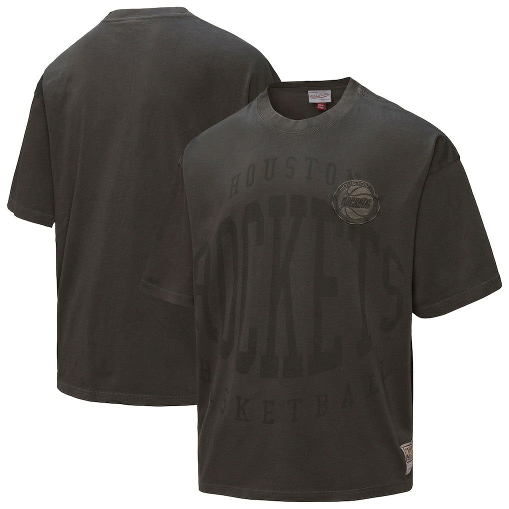 Houston Rockets Downtown Collection Premium T-Shirt for sale Black | Mitchell & Ness Lifestyle