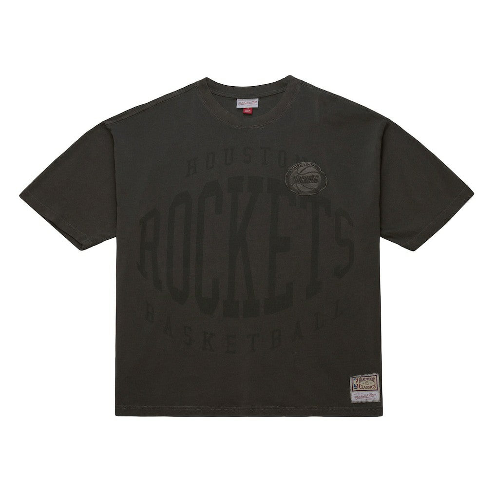Houston Rockets Downtown Collection Premium T-Shirt for sale Black | Mitchell & Ness Lifestyle