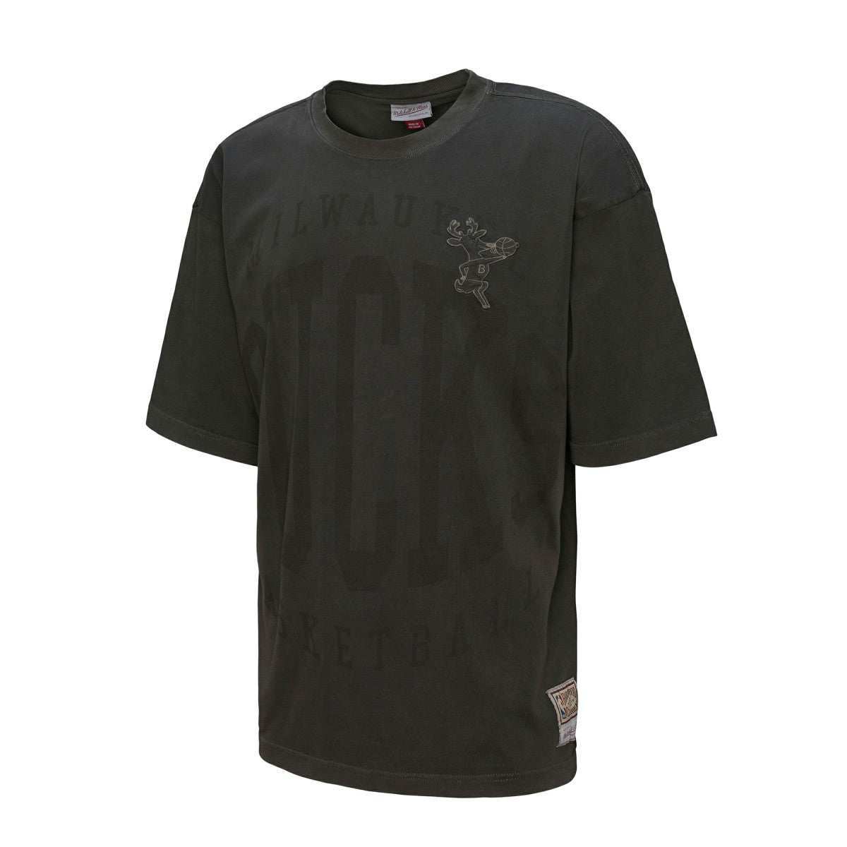 Milwaukee Bucks Downtown Collection Premium T-Shirt Black | Mitchell & Ness for sale
