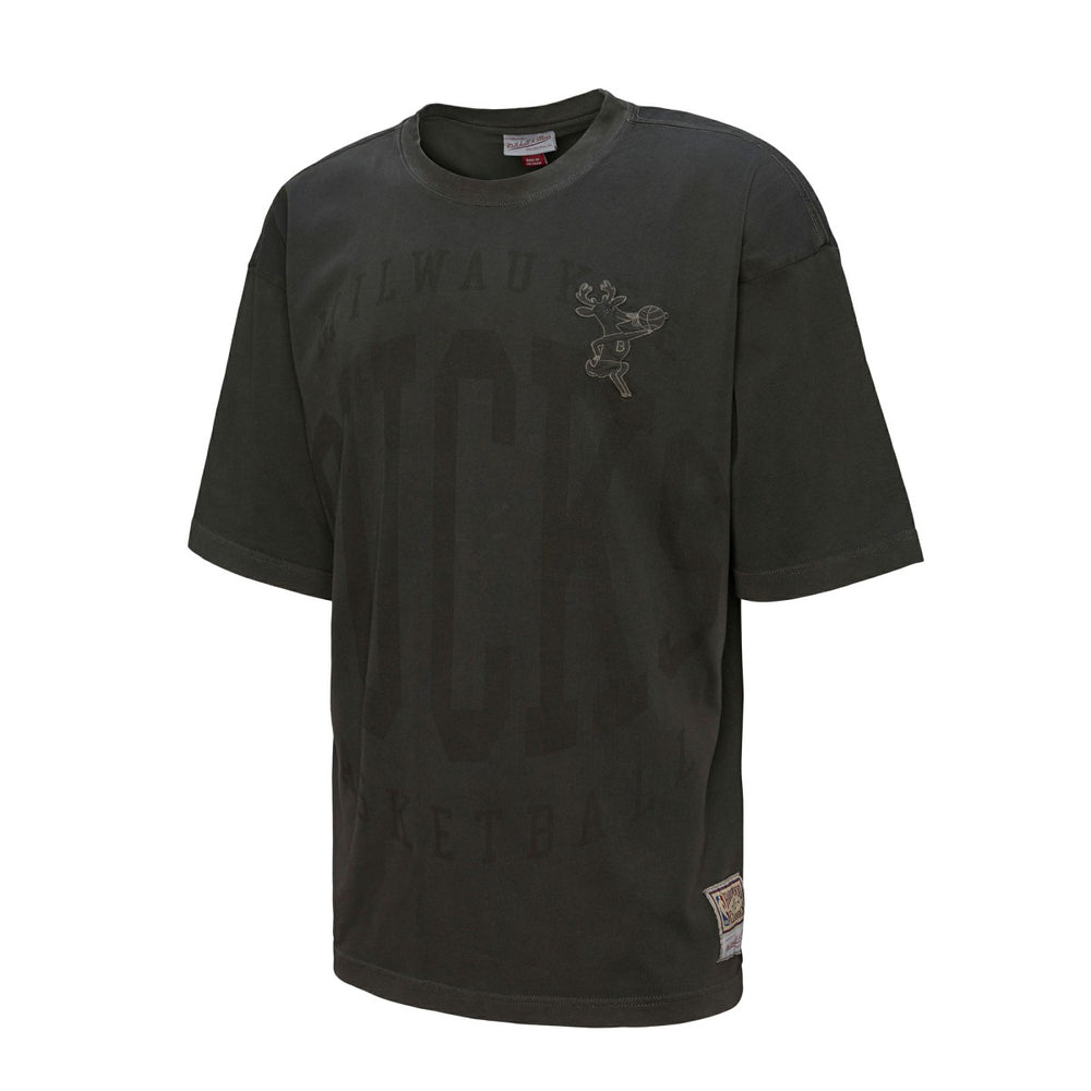 Milwaukee Bucks Downtown Collection Premium T-Shirt Black | Mitchell & Ness for sale