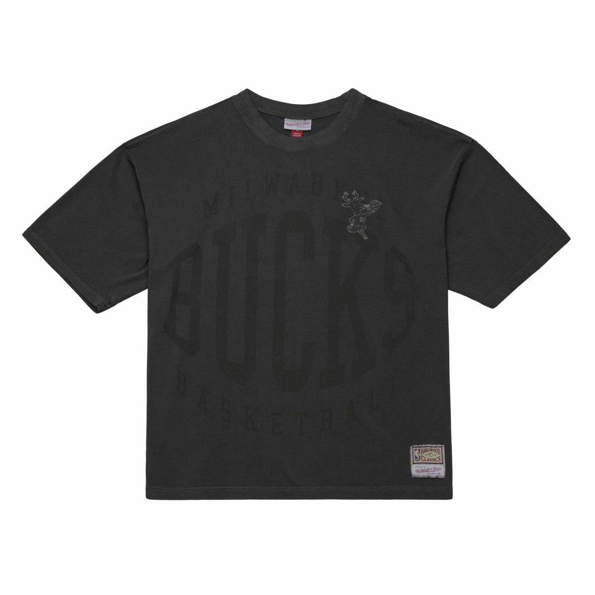 Milwaukee Bucks Downtown Collection Premium T-Shirt Black | Mitchell & Ness for sale