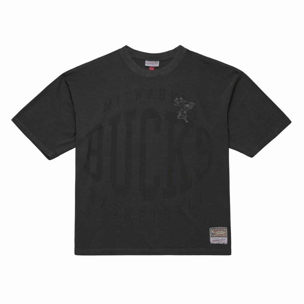 Milwaukee Bucks Downtown Collection Premium T-Shirt Black | Mitchell & Ness for sale