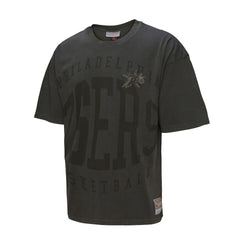 Philadelphia 76ers Downtown Collection Premium T-Shirt Black | Mitchell & Ness for sale