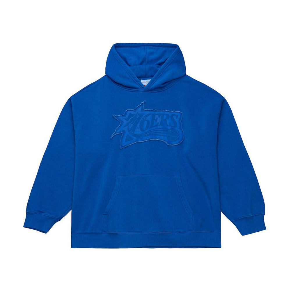 Philadelphia 76ers Downtown Collection Fleece Hoodie Royal | Mitchell & Ness online