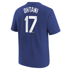 Shohei Ohtani Los Angeles Dodgers Nike Youth 2025 World Series Champions Name & Number T-Shirt - Royal - Nike Online