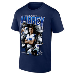 Fanatics Brandon Aubrey Dallas Cowboys Collage T-Shirt Navy