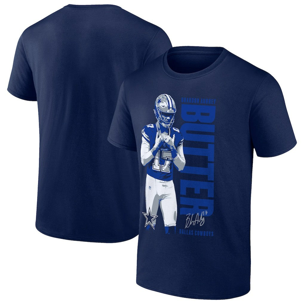 Fanatics Brandon Aubrey Dallas Cowboys Like Butter T-Shirt Navy