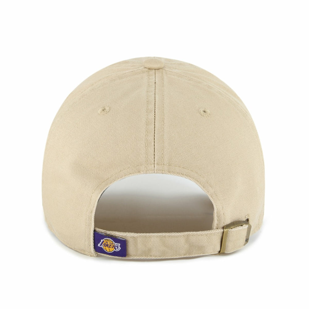 Los Angeles Lakers '47 Logo Clean Up Adjustable Hat Khaki | 47 brand US