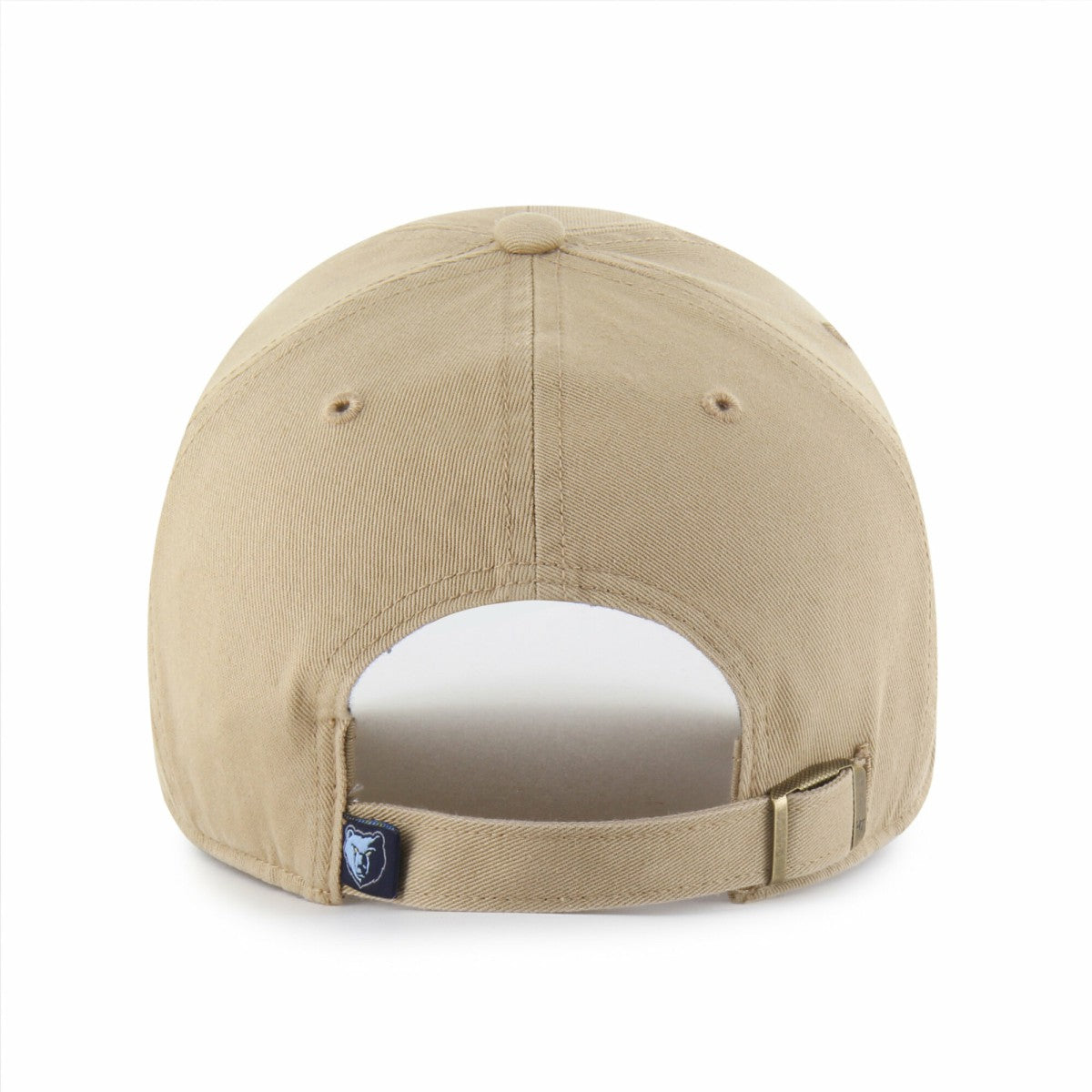 Memphis Grizzlies '47 Logo Clean Up Adjustable Hat Khaki | 47 brand outlet