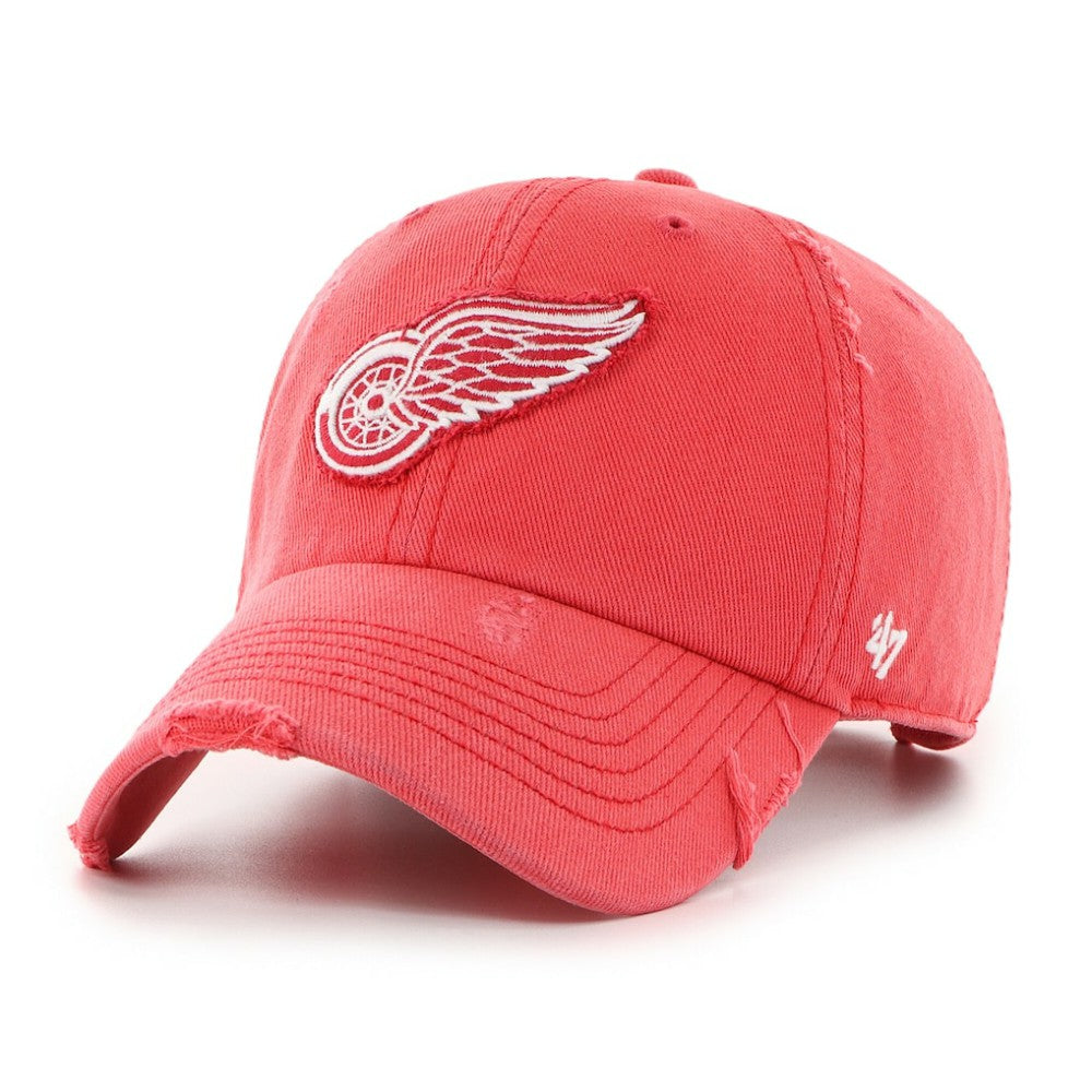 Detroit Red Wings '47 Weathered Clean Up Adjustable Hat - Red - NHL 203536501