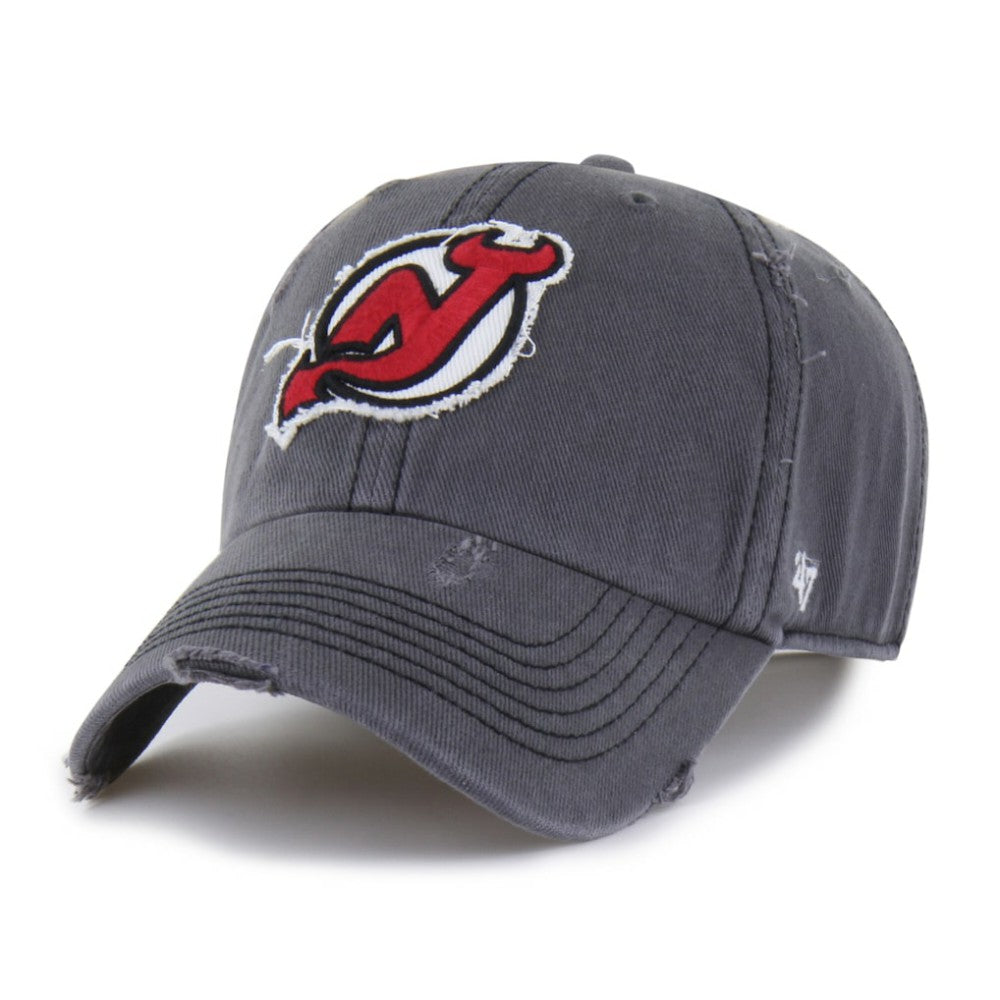 New Jersey Devils '47 Weathered Clean Up Adjustable Hat - Charcoal - NHL 203536505
