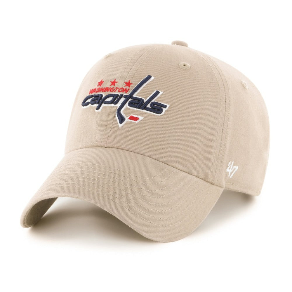 Washington Capitals '47 Logo Clean Up Adjustable Hat - Khaki - NHL 203536509