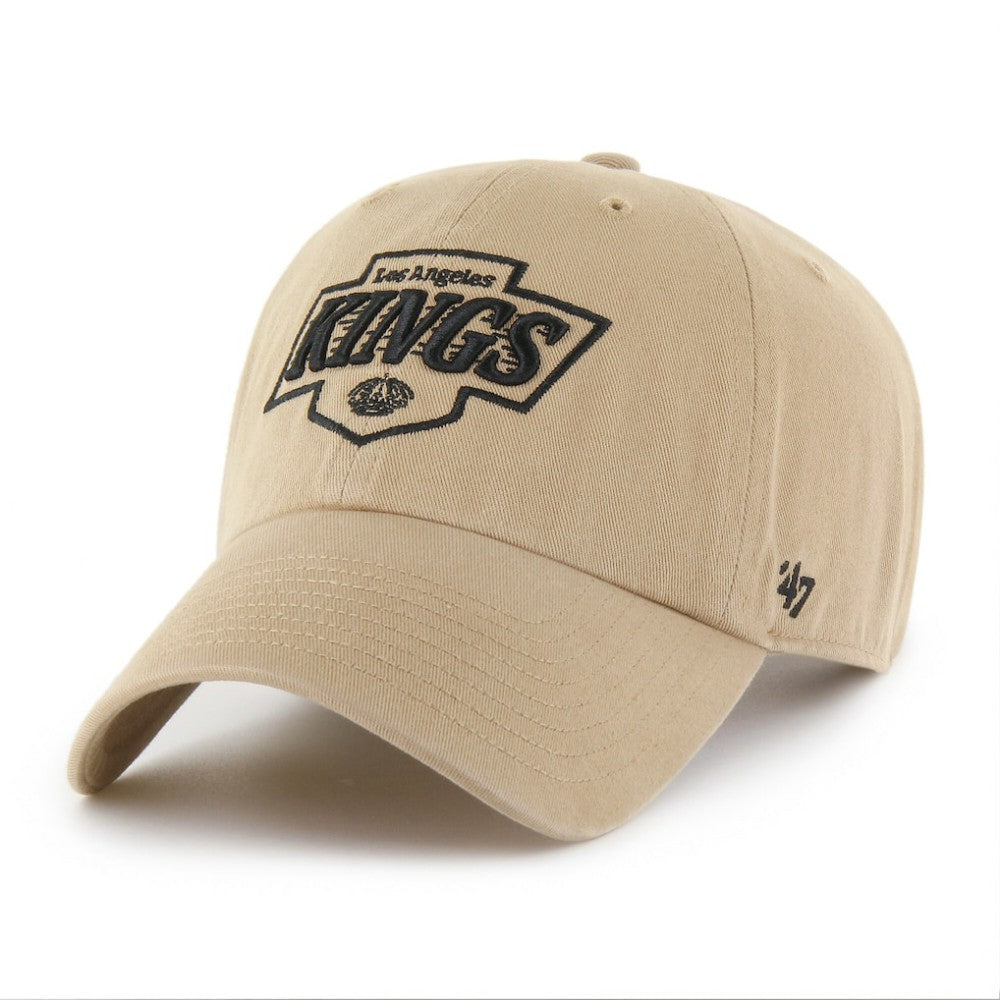 Los Angeles Kings '47 Logo Clean Up Adjustable Hat - Khaki - NHL 203536510