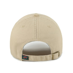 Minnesota Wild '47 Logo Clean Up Adjustable Hat - Khaki - NHL 203536511