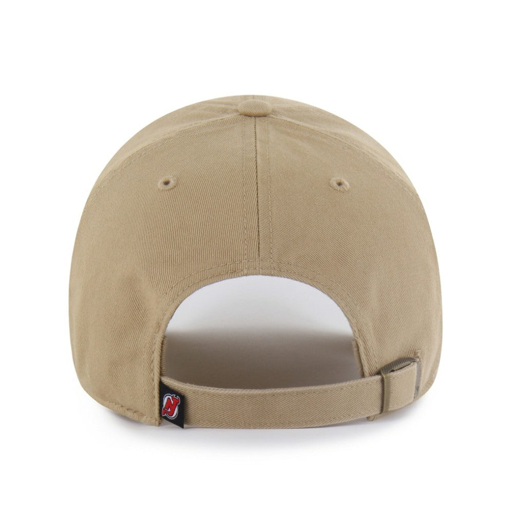 New Jersey Devils '47 Logo Clean Up Adjustable Hat - Khaki - NHL 203536513