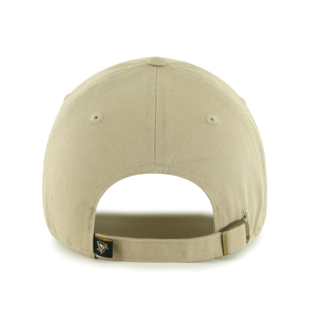 Pittsburgh Penguins '47 Logo Clean Up Adjustable Hat - Khaki - NHL 203536516