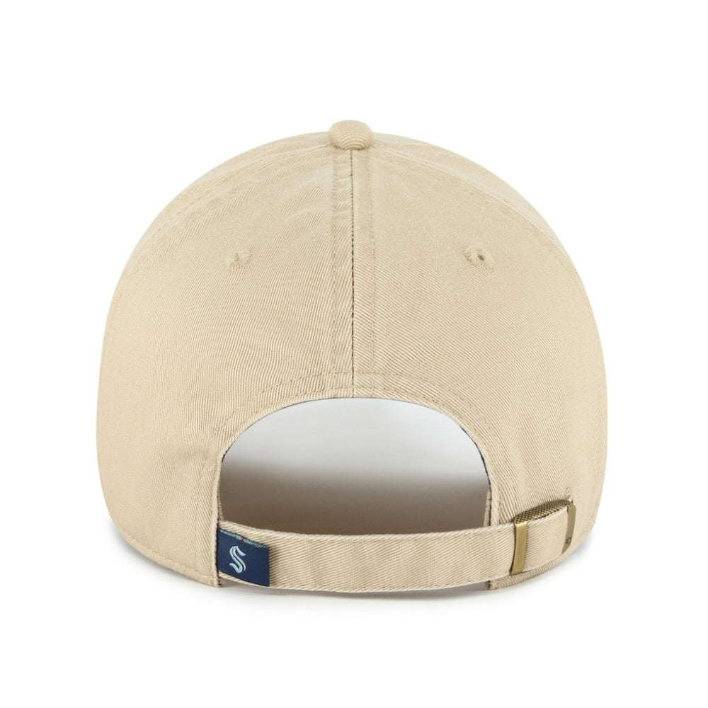 Seattle Kraken '47 Logo Clean Up Adjustable Hat - Khaki - NHL 203536517