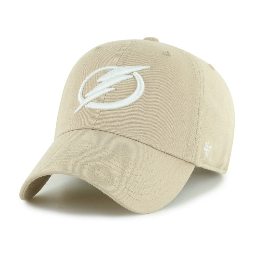 Tampa Bay Lightning '47 Logo Clean Up Adjustable Hat - Khaki - NHL 203536518