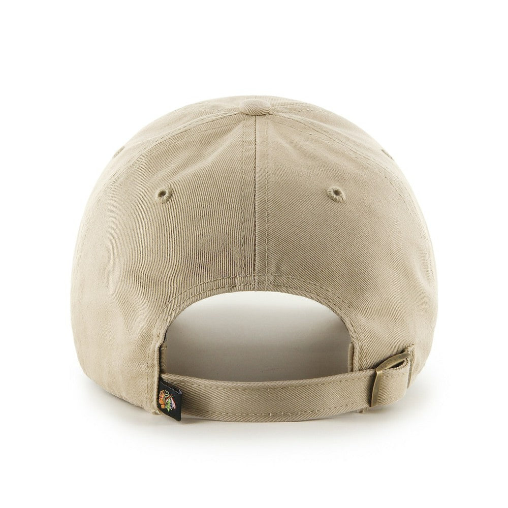Chicago Blackhawks '47 Logo Clean Up Adjustable Hat - Khaki - NHL 203536525