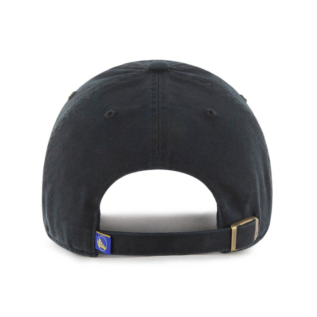 Golden State Warriors '47 Black on Black Clean Up Adjustable Hat | 47 brand for sale