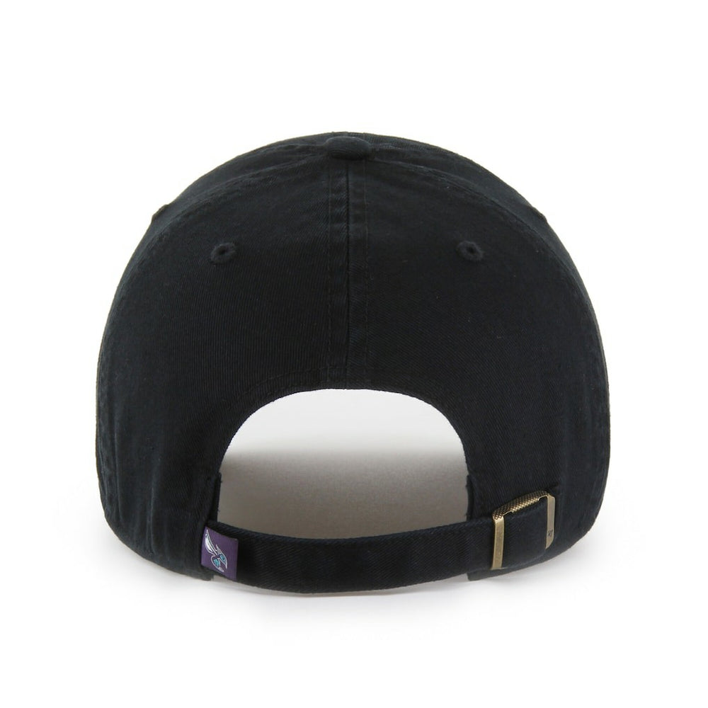 Charlotte Hornets '47 Black on Black Clean Up Adjustable Hat | 47 brand Near Me