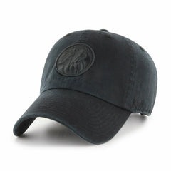 Minnesota Timberwolves '47 Black on Black Clean Up Adjustable Hat | 47 brand for sale