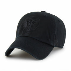 Memphis Grizzlies '47 Black on Black Clean Up Adjustable Hat | 47 brand Lifestyle