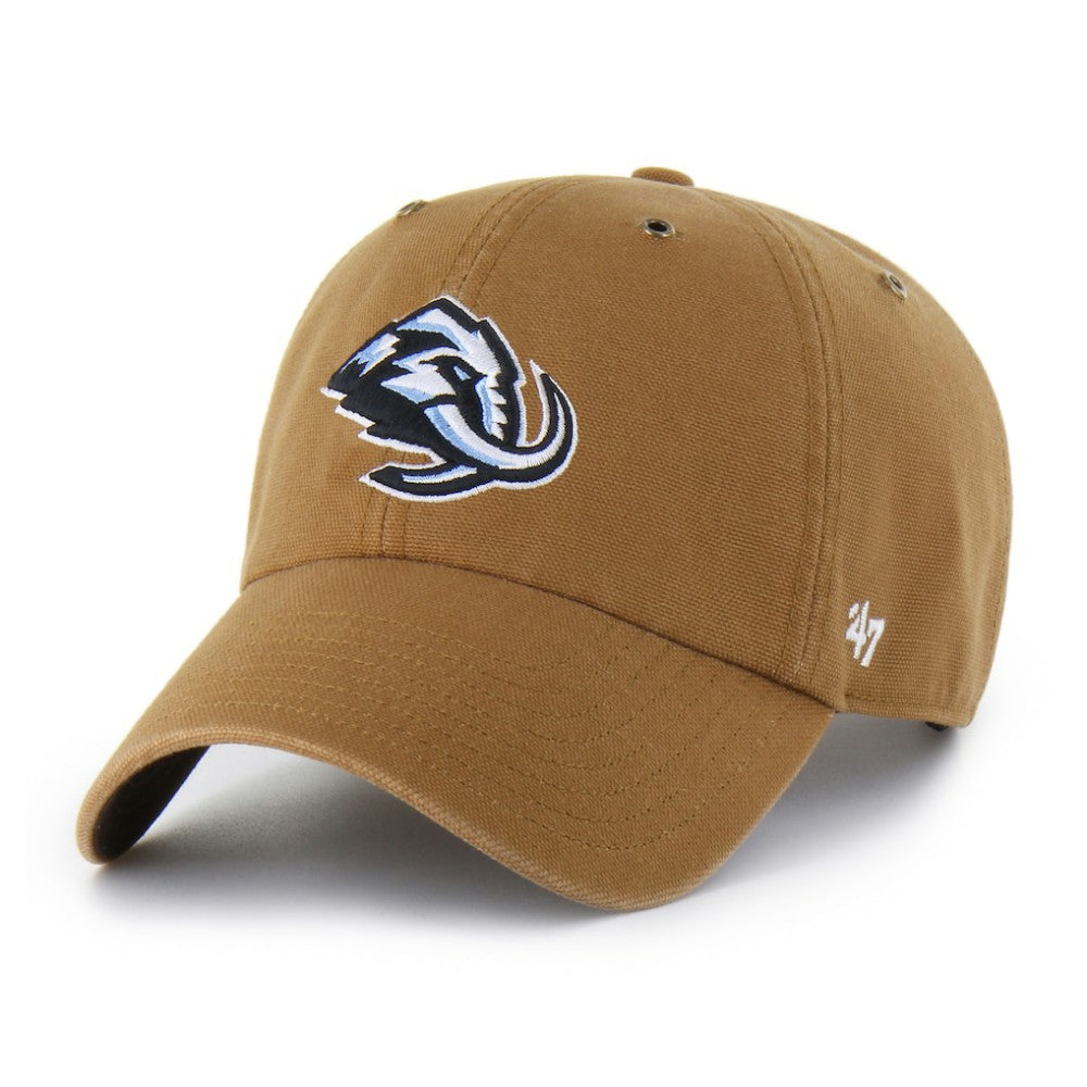Utah Mammoth Carhartt x '47 Clean Up Adjustable Hat - Brown - NHL 203538714