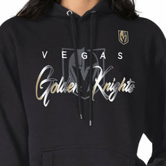 Vegas Golden Knights G-III 4Her by Carl Banks Shadow Logo Fleece Pullover Hoodie - Black - NHL 203538740