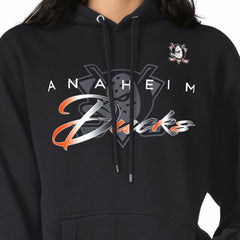 Anaheim Ducks G-III 4Her by Carl Banks Shadow Logo Fleece Pullover Hoodie - Black - NHL 203538752