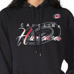 Carolina Hurricanes G-III 4Her by Carl Banks Shadow Logo Fleece Pullover Hoodie - Black - NHL 203538753