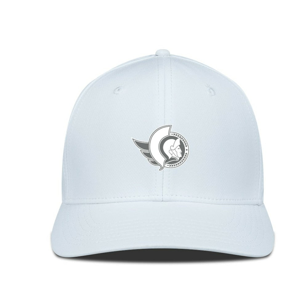 Ottawa Senators Levelwear Rise Slate & Snow Structured Flex Hat - White - NHL 203538980