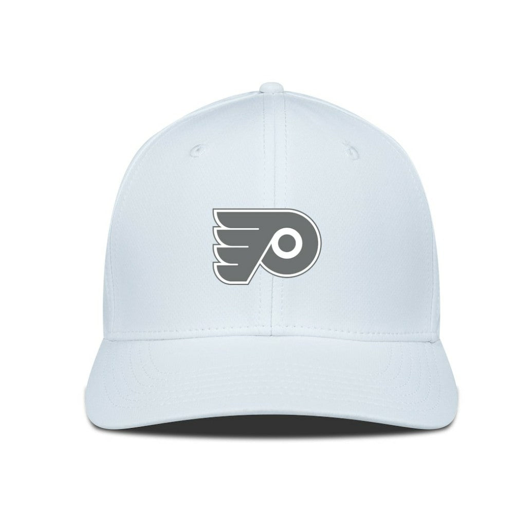 Philadelphia Flyers Levelwear Rise Slate & Snow Structured Flex Hat - White - NHL 203538982