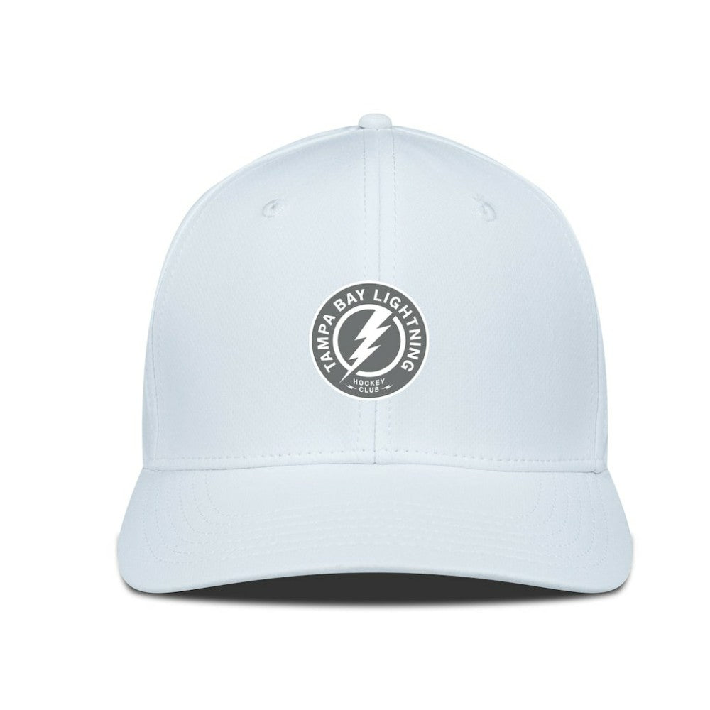 Tampa Bay Lightning Levelwear Rise Slate & Snow Structured Flex Hat - White - NHL 203538995