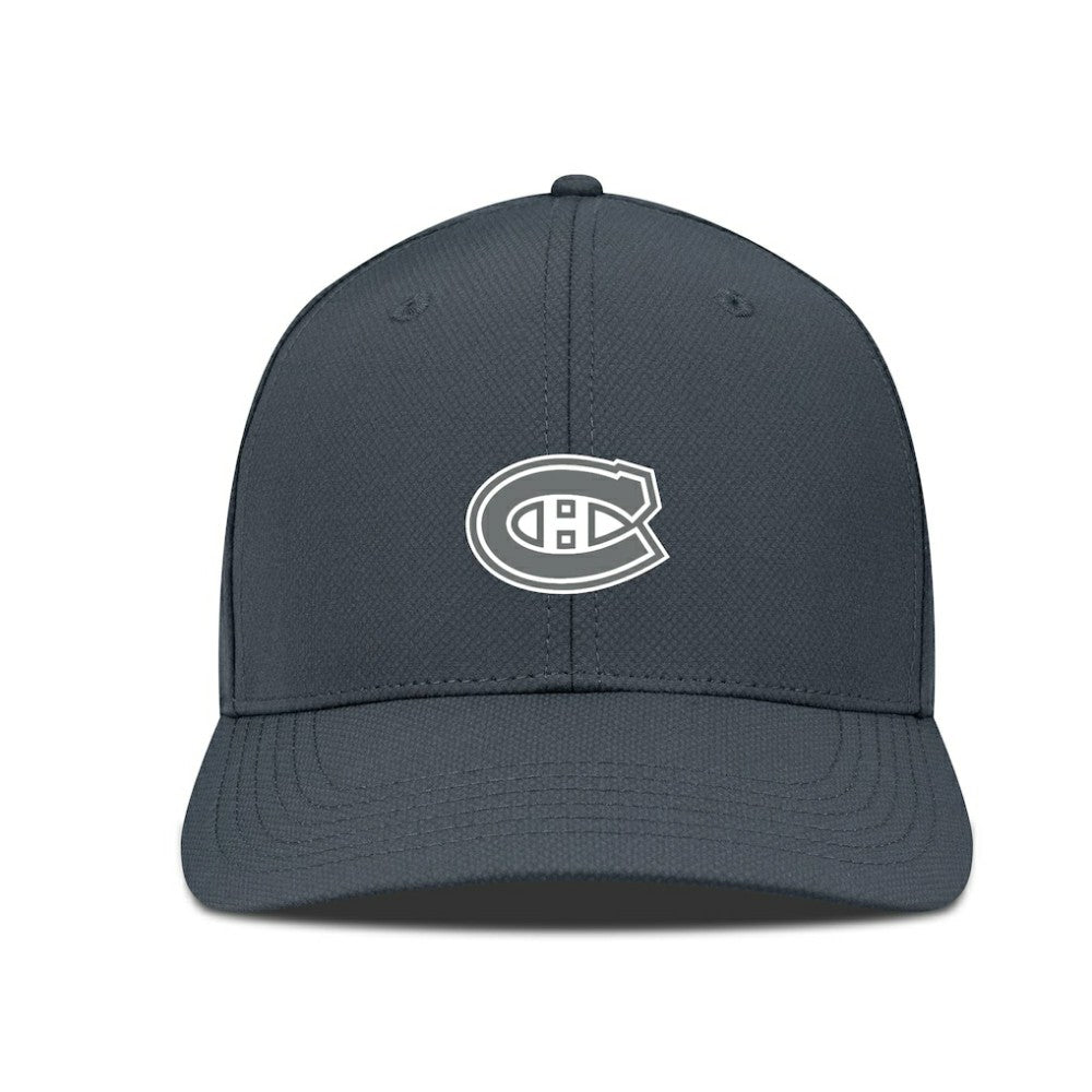 Montreal Canadiens Levelwear Rise Slate & Snow Structured Flex Hat - Charcoal - NHL 203539004