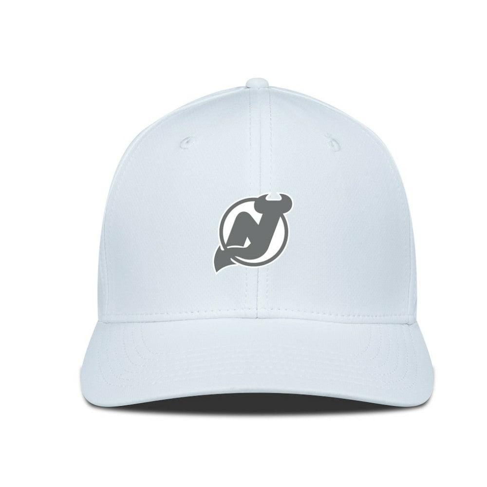 New Jersey Devils Levelwear Rise Slate & Snow Structured Flex Hat - White - NHL 203539014