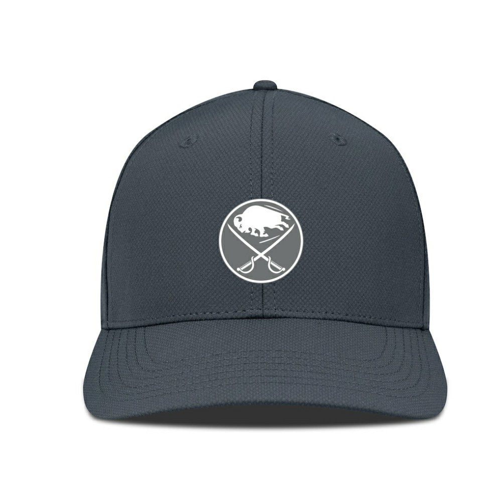 Buffalo Sabres Levelwear Rise Slate & Snow Structured Flex Hat - Charcoal - NHL 203539030