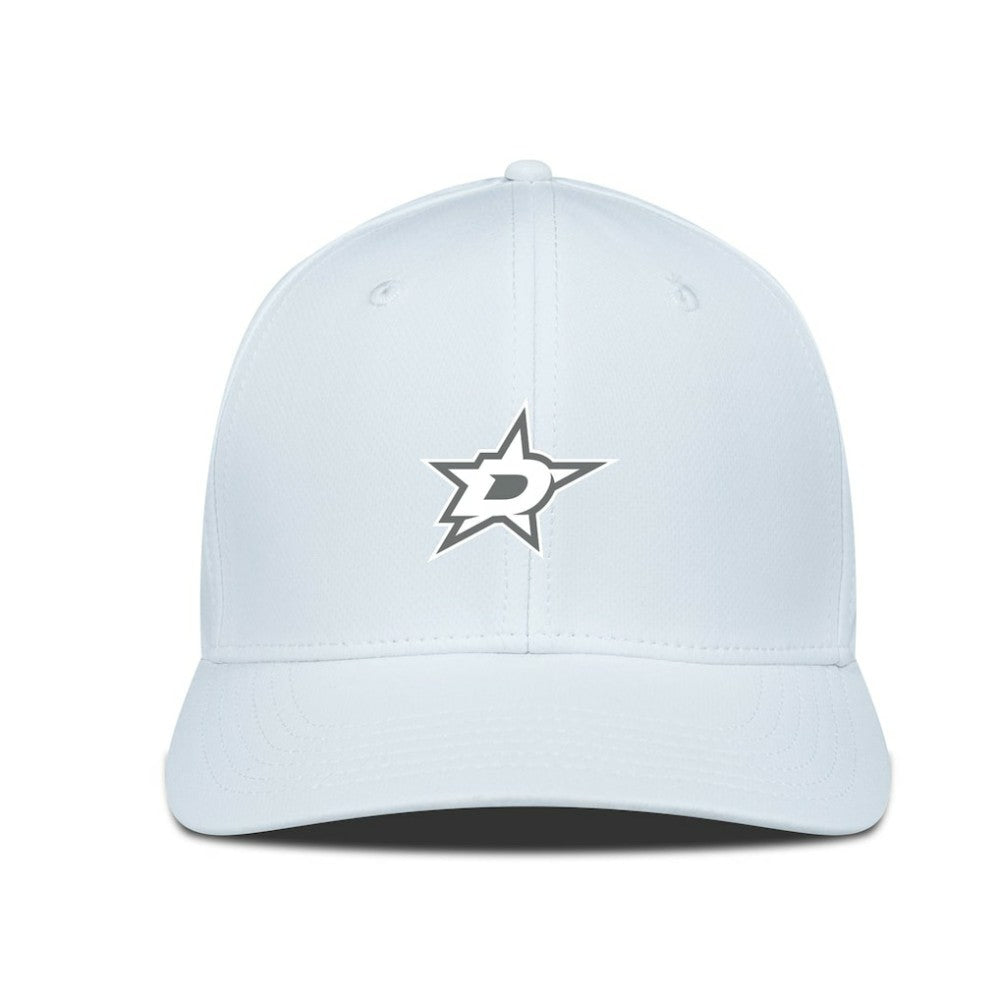 Dallas Stars Levelwear Rise Slate & Snow Structured Flex Hat - White - NHL 203539036