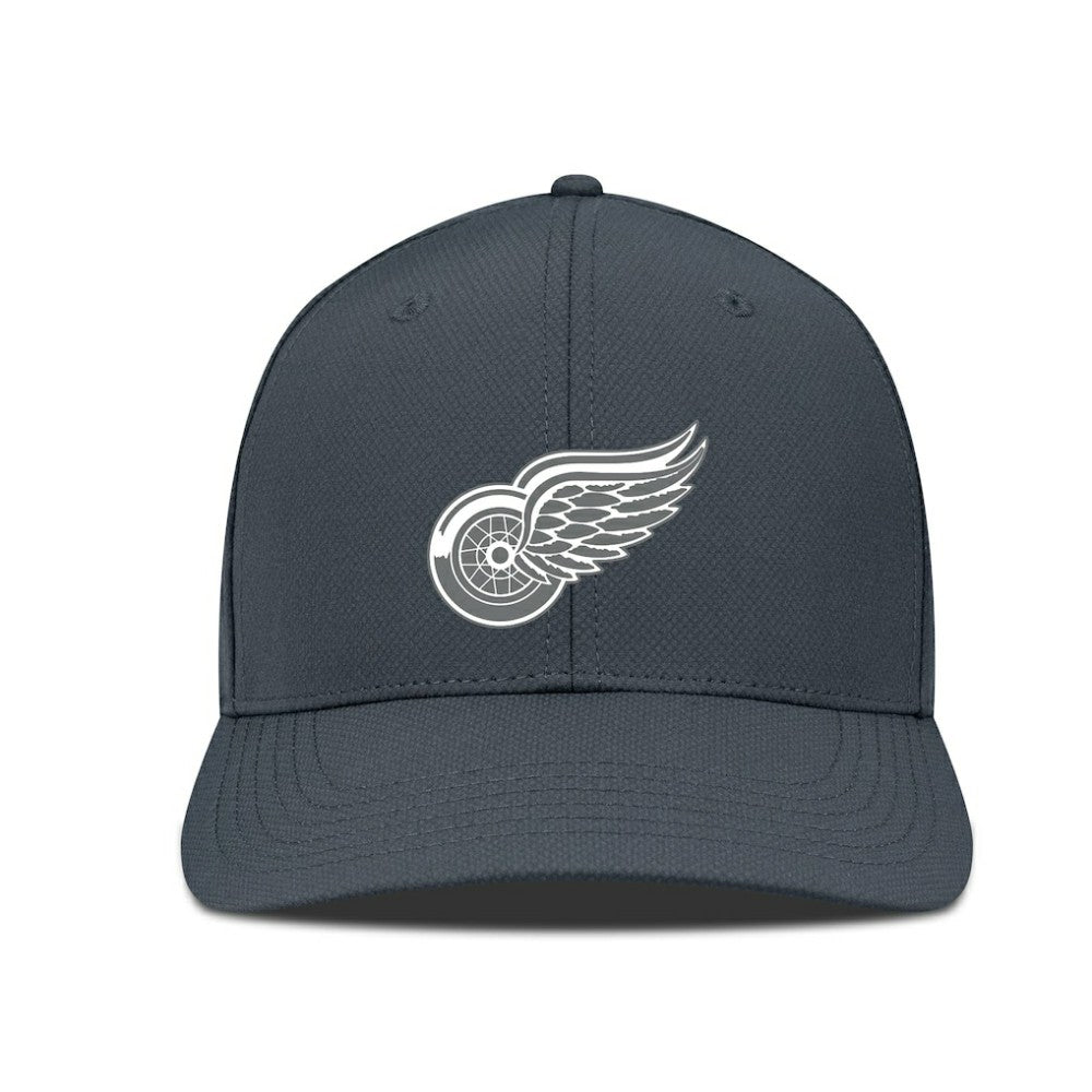 Detroit Red Wings Levelwear Rise Slate & Snow Structured Flex Hat - Charcoal - NHL 203539037