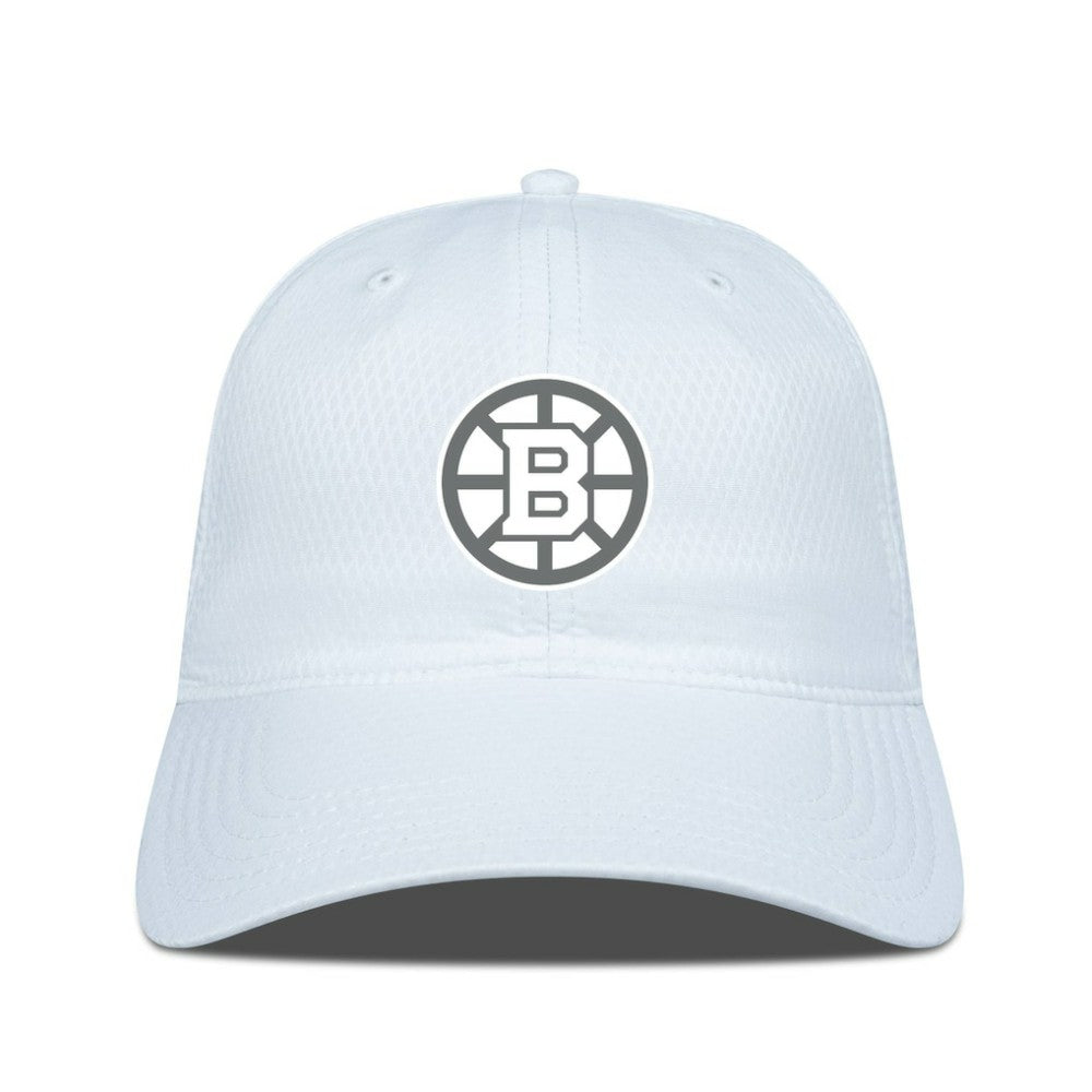 Boston Bruins Levelwear Matrix Slate & Snow Unstructured Adjustable Hat - White - NHL 203539043