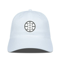 Boston Bruins Levelwear Matrix Slate & Snow Unstructured Adjustable Hat - White - NHL 203539043